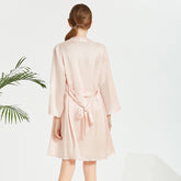 Silk Robes – Luxury Sleepwear with Sexy V-Neck Gown
